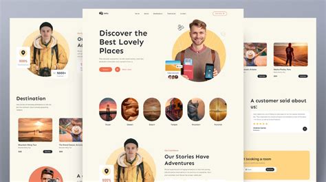 Travel Website Using CSS and HTML 的图像结果