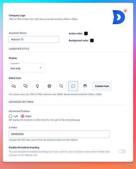 Create a Chat Assistant & Customize It