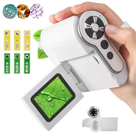 Dcorn Microscope for Kids, 1000X Handheld Microscope with 2" LCD Screen ...