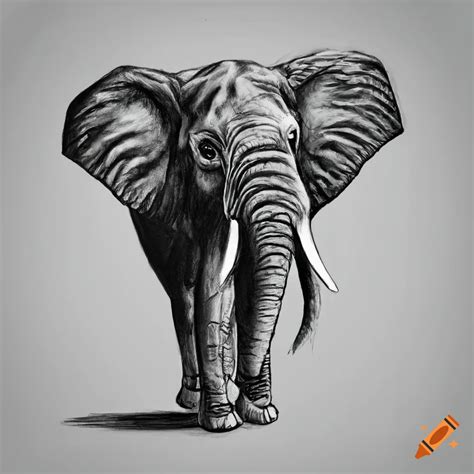 Pencil Drawings Of Elephants