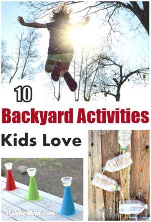 Image result for Fun Backyard Activities