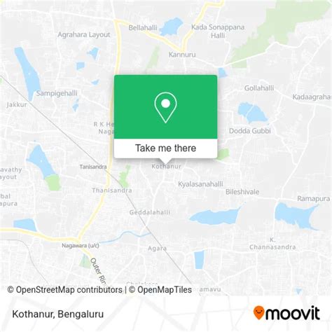 How to Get to Kothanur in Bengaluru by Bus?
