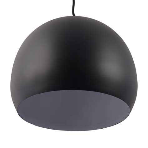 Black Hemispherical Metal Single Hanging Light – Claymango.com