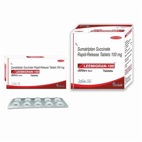 Image result for Sumatriptan 100Mg Tablets
