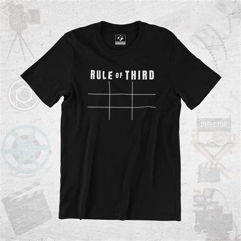 Rule of Third | Cinematographer T-Shirts | Cinema Folks | FolksFabric ...