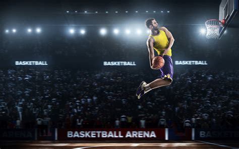 Wallpaper Man Sport Basketball Jump Ball Uniform 3840x2400