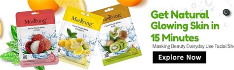 Masking Beauty Facial Sheet Mask for Glowing Skin