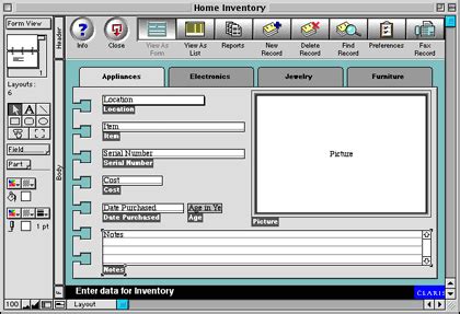 Image result for FileMaker Inventory in Out