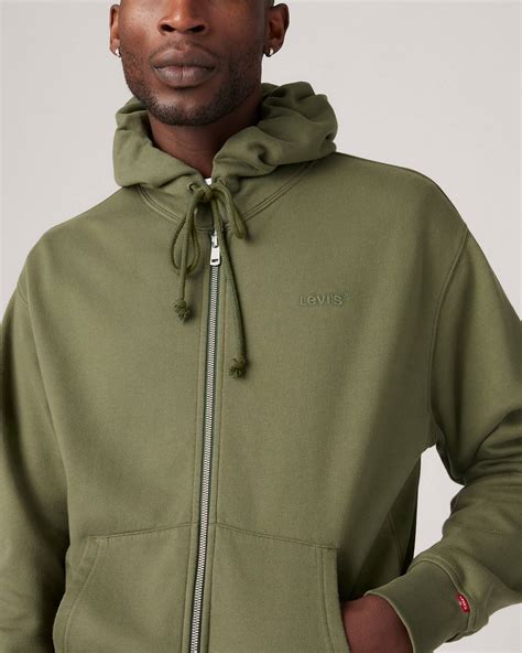 Authentic Full Zip Sweatshirt - Green | Levi's® RS