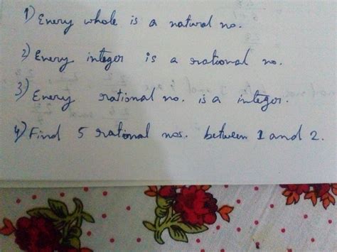 Are the following statements are true or false. Justify your answers ...