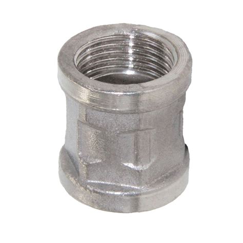 1/2'' DN15 Female Thread Stainless Steel Connector Adapter Coupling ...