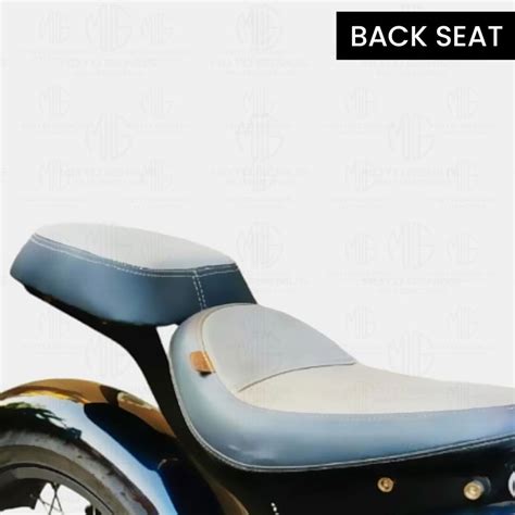 MOTO GENIUS Jawa 42 Bobber Custom Back Seat | Metal Frame, Vintage Sty