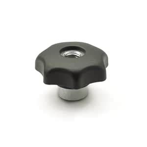 JW Winco Glass Filled Nylon Plastic Quick Release Hand Knob with Steel ...