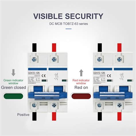 Solar PV MCB DC 500V Air Switch Solar Photovoltaic | Ubuy India