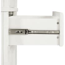 Deluz Tall Linen Cabinet - White | Value City Furniture