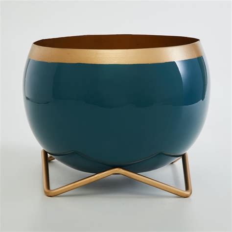 Buy Velvetica Metal Planter with Stand from Home Centre at just INR 1299.0