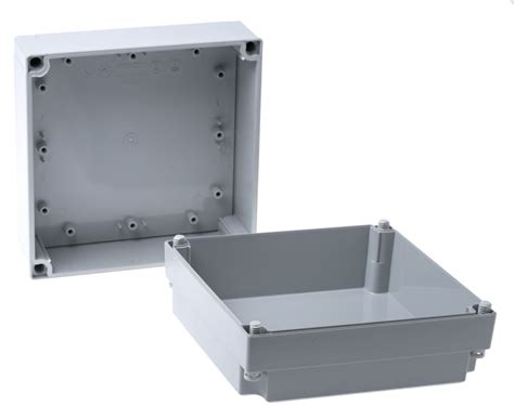 ABS 175/100 HG ENCLOSURE Fibox | Fibox Grey ABS Enclosure, IP66, IP67 ...