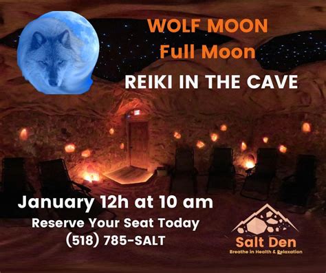 Reiki in the Cave - Full Moon, The Salt Den, Latham, 12 January 2025 ...