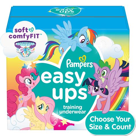 Buy Pampers Easy Ups Training Underwear Girls, Size 3T-4T, 116 Ct ...