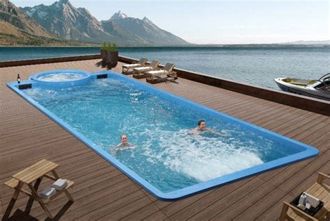 长方形水疗游泳池 - SPA & Wellness - Santo Passaia Furniture - 多座位 / 室内