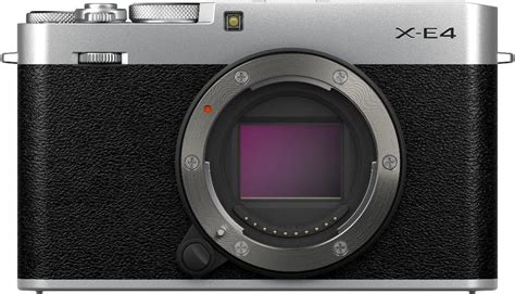 Buy Fujifilm X-E4 Mirrorless Camera Body Only - Silver (Compact Body, X ...