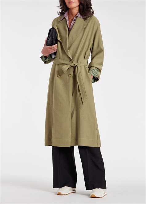 Women's Khaki Trench Coat