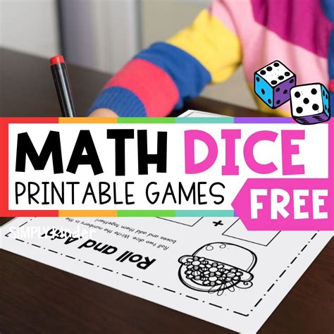 Kindergarten Math Games Free Printable