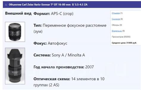 Carl Zeiss Vario-Sonnar T* 16-80mm - Топовый зум для Sony A (и Е), б/у ...