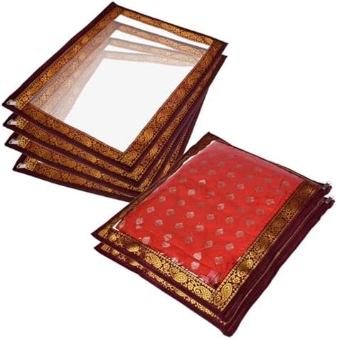 Kuber Industries™ Printed Non Wooven Saree Cover Set Of 12 Pcs (With ...