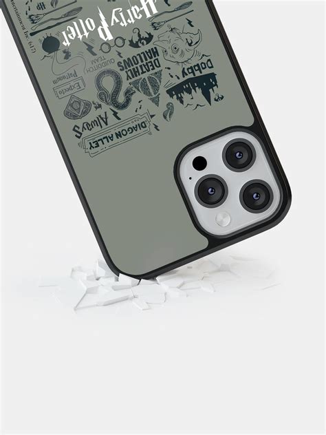 Harry Potter Infographic Grey - iPhone 13 Pro Max Cover - Buy Online in ...