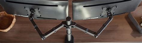 JIN OFFICE Dual Monitor Stand Arm Mount