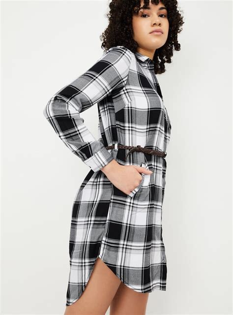 Buy Women Checked Yarn Dyed Tunic Online at just Rs. 999.0 ...