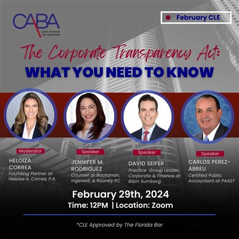 Cuban American Bar Association on LinkedIn: This Thursday at 12PM is ...