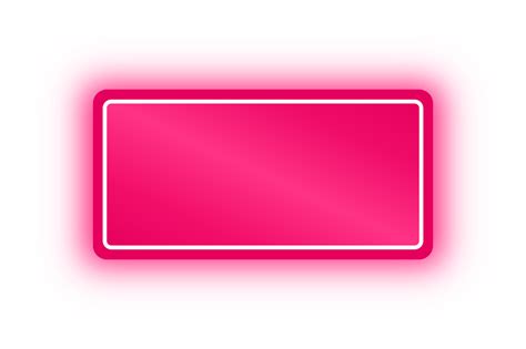 Neon Pink Rectangle Banner, Neon Rectangle 10983703 PNG