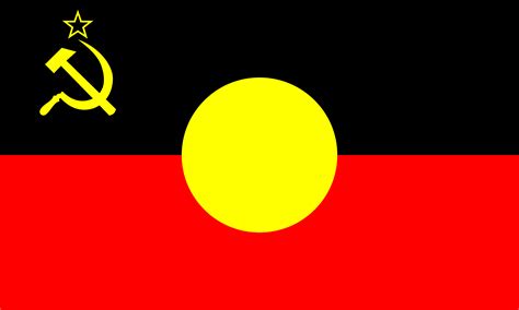 Australian Indigenous Flag with Hammer & Sickle & a star. Suggestions ...