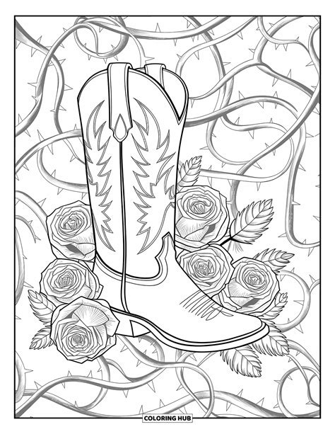 Adult Western Coloring Pages