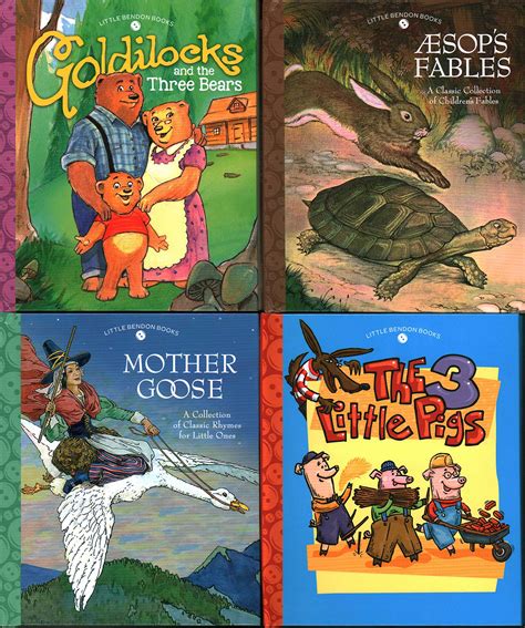 Buy Children's Fables, Four Books: 1) Aesop's Fables, 2) The Three ...