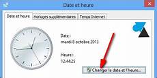 Modification De L Heure by Modifier La Date Et L Heure D Un Ordinateur Windows Modification De L Heure