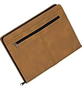 NISUN Leatherette Material 4 Ring Professional File Folder for ...