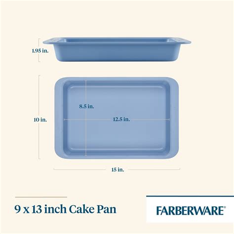 9-Inch x 13-Inch Rectangular Nonstick Cake Pan — Farberware Cookware