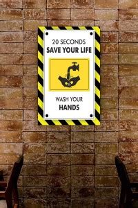 Covid 19 Precaution Sticker Poster |Save Your Life Wash Your Hands ...