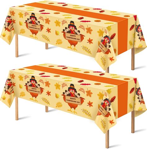 Amazon.com: OHOME Thanksgiving Decorations - Thanksgiving Tablecloth ...