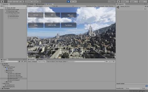 Image result for Unity 360 Video Player