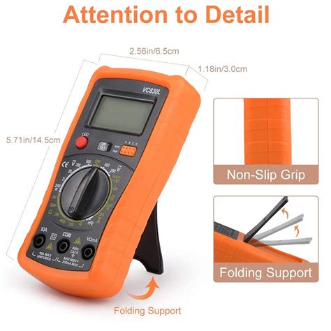 Digital Multimeter Pocket Clamp Multimeters Multi Tester Voltmeter ...