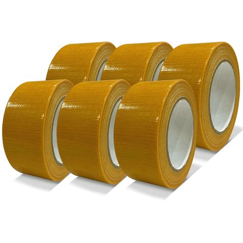 Yellow Duct Tape 50mm X 50m - Stock Supplies Ltd