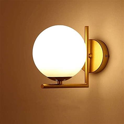 Modern Glob Shape Sconces E27 Holder LED Decorative Wall Decore Lamp ...