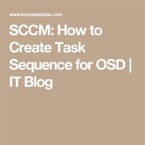 Create Task Sequence SCCM 的图像结果