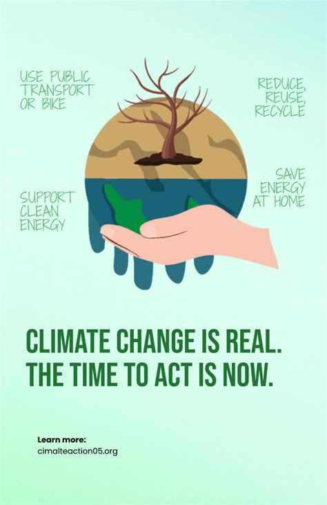 Free Climate Change Poster Templates, Editable and Printable
