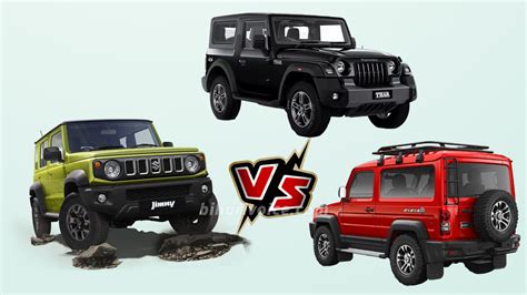 जाने Maruti Suzuki Jimny, Mahindra Thar और Force Gurkha में से कौन है ...