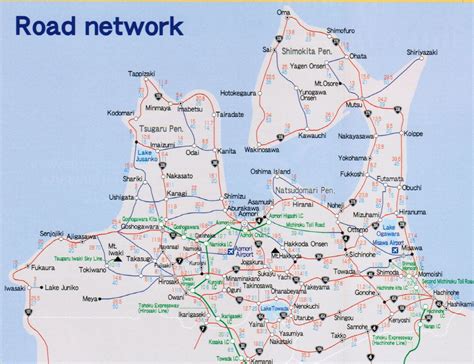 Traveling around Misawa, Japan: Aomori Prefecture Maps